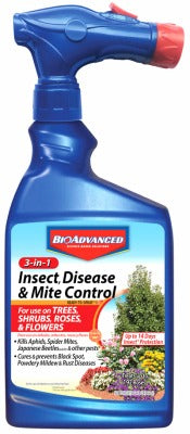 BIOADVANCED Sbm Life Science Corp 708287A 3-in-1 Mite Control 32 Oz
