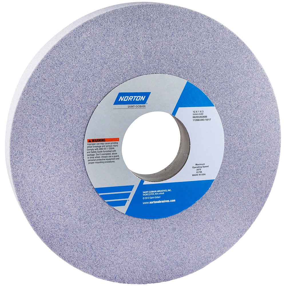 NORTON Norton 66253262580 Surface Grinding Wheel 60 Grit 12 in