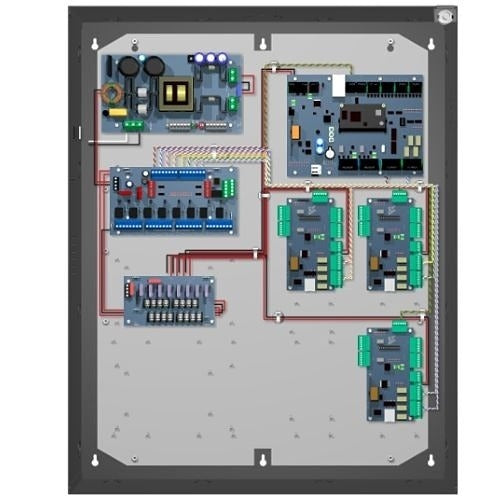 HANWHA VISION Hanwha Vision - Us NOA-E2PW8 8 Door Prewired Enclosure Kit