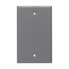 Crouse-Hinds TP7292 Weatherproof Outlet Cover, Blank Cover, Steel