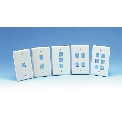 HELLERMANN TYTON Hellermanntyton 854-39316 6-port Flush Mount Faceplate