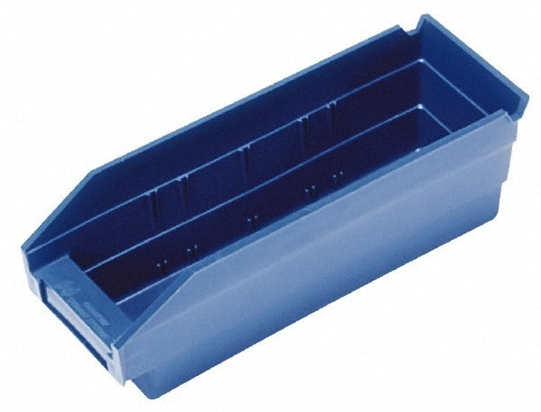 QUANTUM STORAGE SYSTEMS Quantum Storage QSB105BLCS Hopper Shelf Bin Blue 16-pack