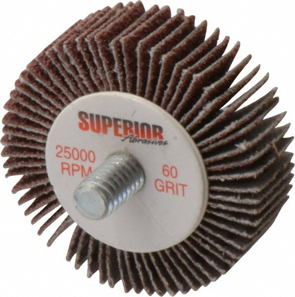 SUPERIOR ABRASIVES Superior Abrasives A018748 Mounted Flap Wheel 60 Grit
