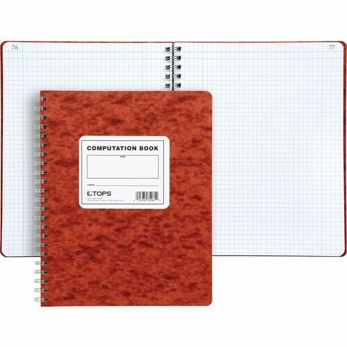 TOPS Tops TOP35061 Computation Notebook 76 Sheets Quad-ruled