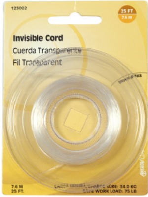 HILLMAN Hillman Fasteners 123001 Nylon Picture Hanging Cord 25 Ft