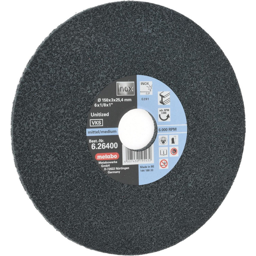 METABO Metabo 626400000 Deburring Disc 6 in Medium Zirconia