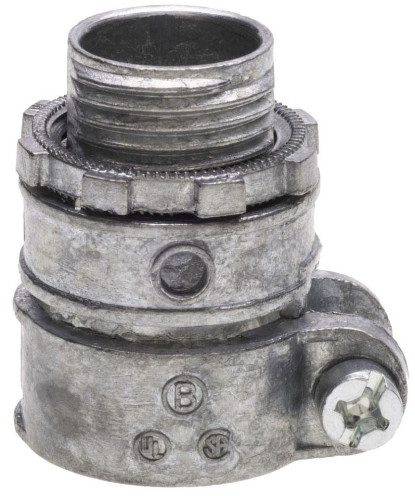 BRIDGEPORT FITTINGS Bridgeport Fittings 407-DC2 Conduit Connector 1/2 in