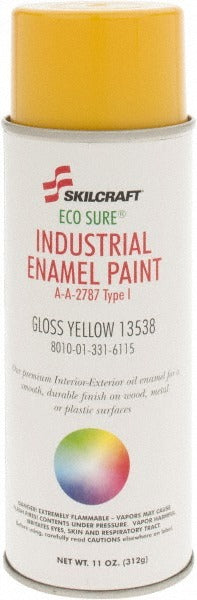ABILITYONE Abilityone 8010013316115 Enamel Spray Paint Yellow Gloss