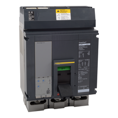 Square D PJA36080U31A Circuit Breaker, PowerPacT P, 800A, 3 Pole, 600VAC, 25kA, I-Line, Micrologic 3.0