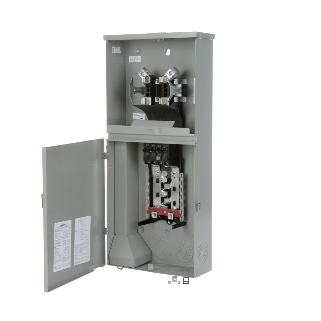 SIEMENS SIEMENS MC0816B1200RCT Combination Meter Load Center 120/240 VAC 200 Amp 1-Phase 3-Wire Ringless