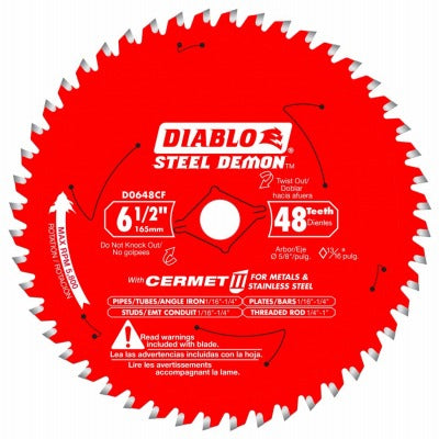 DIABLO Freud D0648CFA Metal Cutting Saw Blade 6.5 in 48T 5 Pack