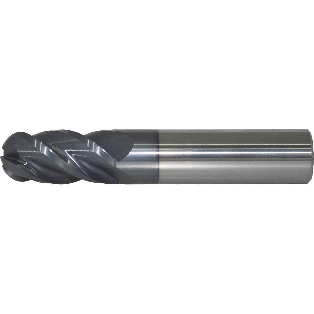 ACCUPRO Accupro 14556478 Ball End Mill 0.375 in 4 Flute Solid Carbide