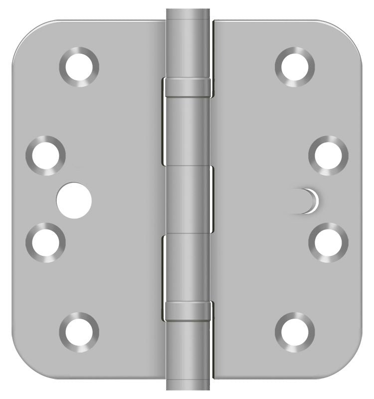 DELTANA Deltana SS44R5BU32D-S 4x4 Radius Security Hinge Satin Stainless