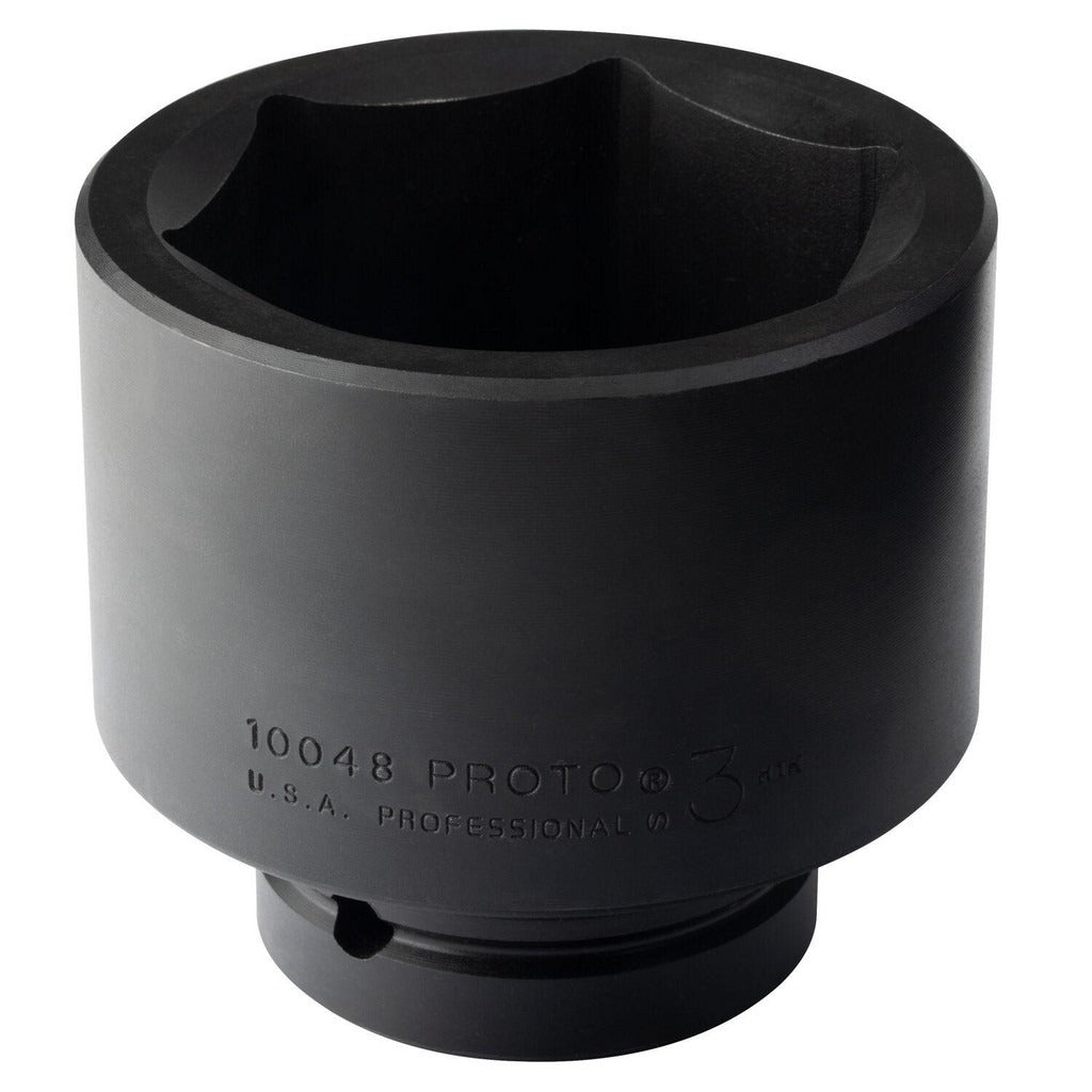 PROTO Proto J10048 Impact Socket 1 in Drive 3 in 6-point Hex