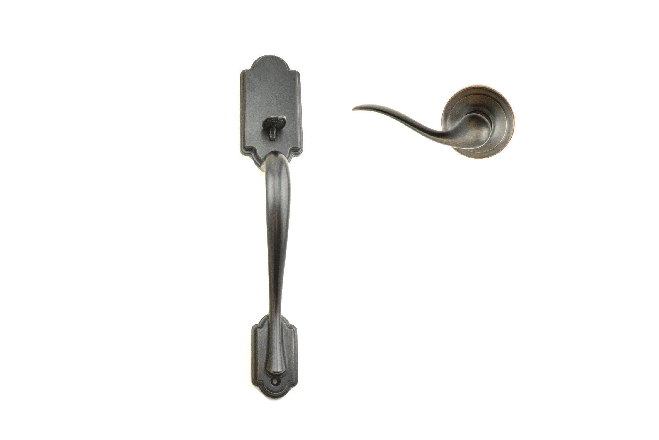 KWIKSET Kwikset 815ANTNLRH-11P Passage Handleset Venetian Bronze