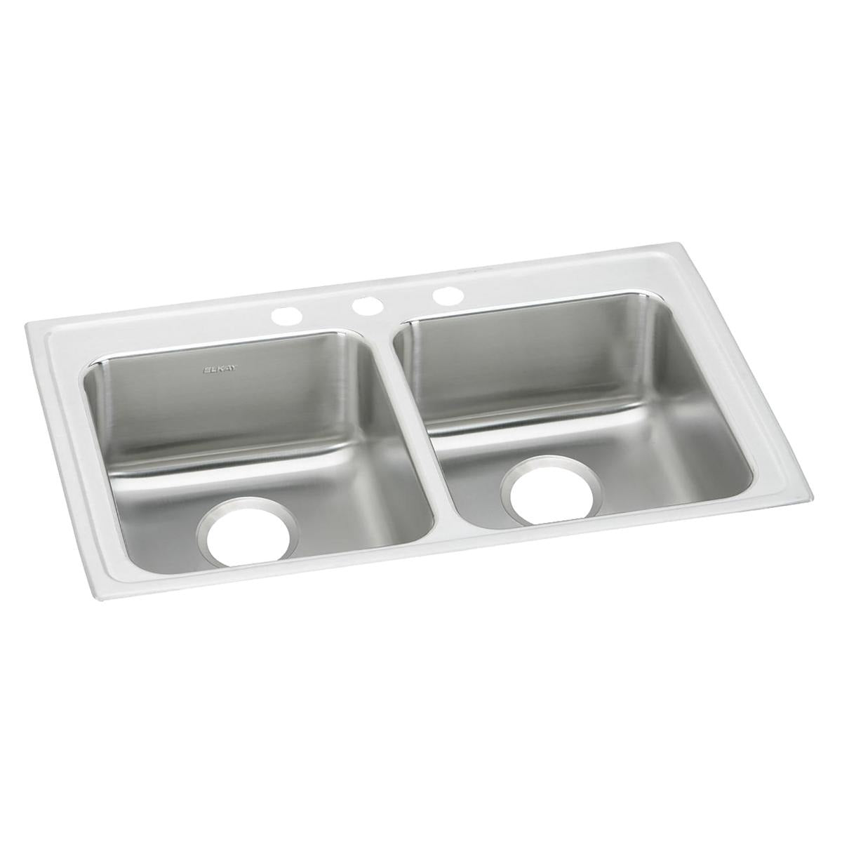 BSC PREFERRED Bsc Preferred LRAD3321603 Drop-in Double Bowl Kitchen Sink