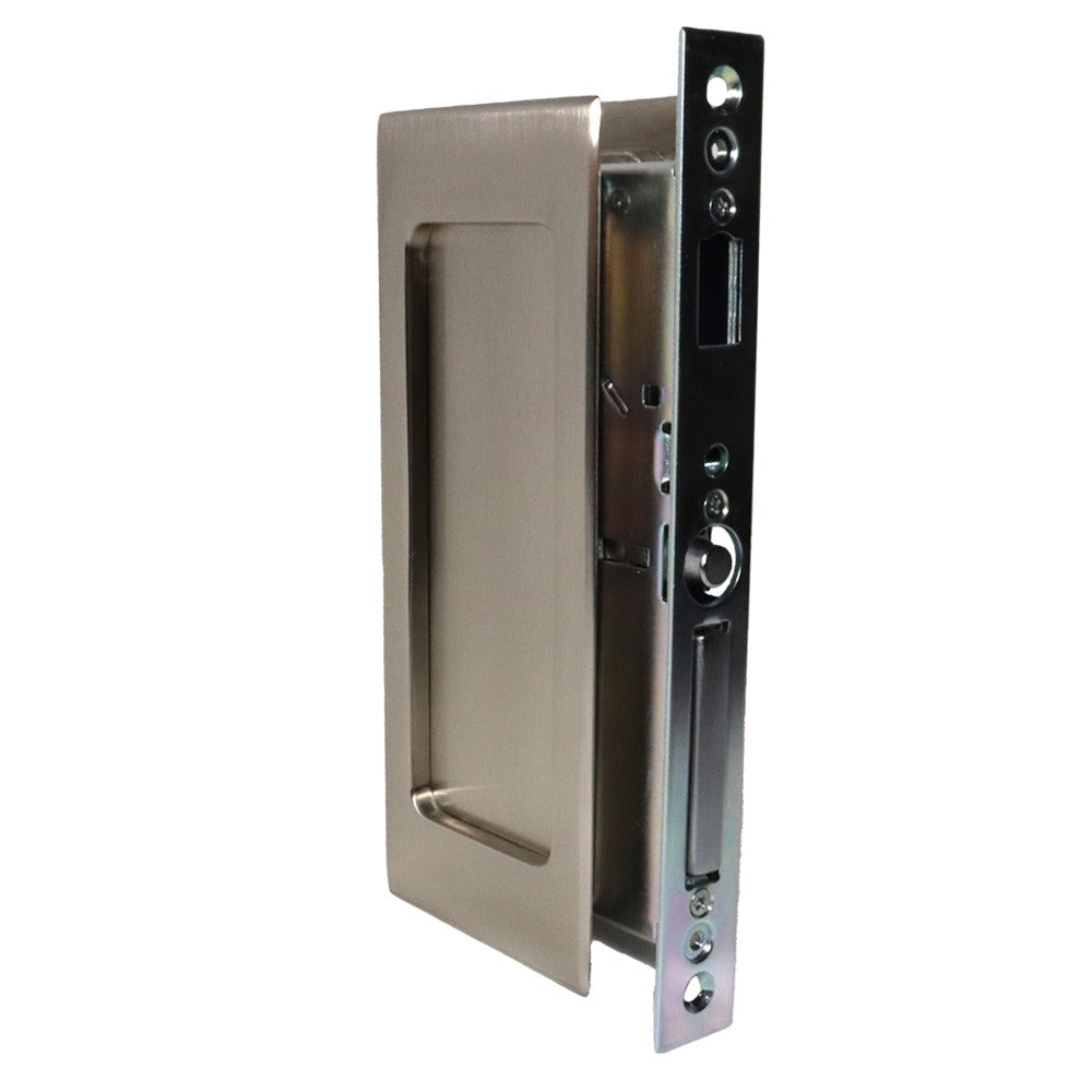 EMTEK Emtek 2114US15134 Pocket Door Mortise Lock Satin Nickel
