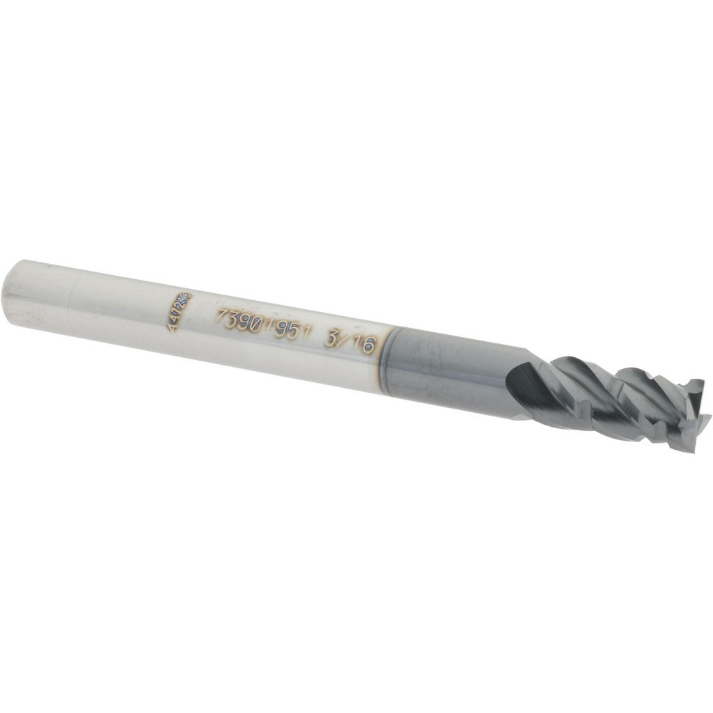 ACCUPRO Accupro 12184977 3/16 Inch 4-flute Carbide Square End Mill