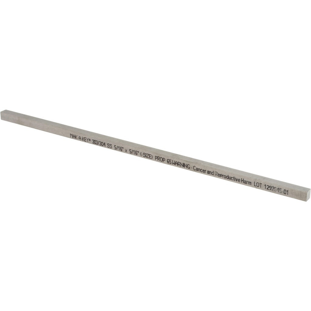MAK-A-KEY Mak-a-key 7003120312-12 Undersized Key Stock 18-8 Ss