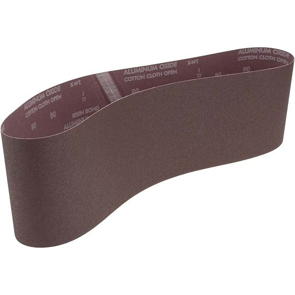 NORTON Norton 78072723690 Abrasive Belt 80 Grit 6x48 in Aluminum Oxide
