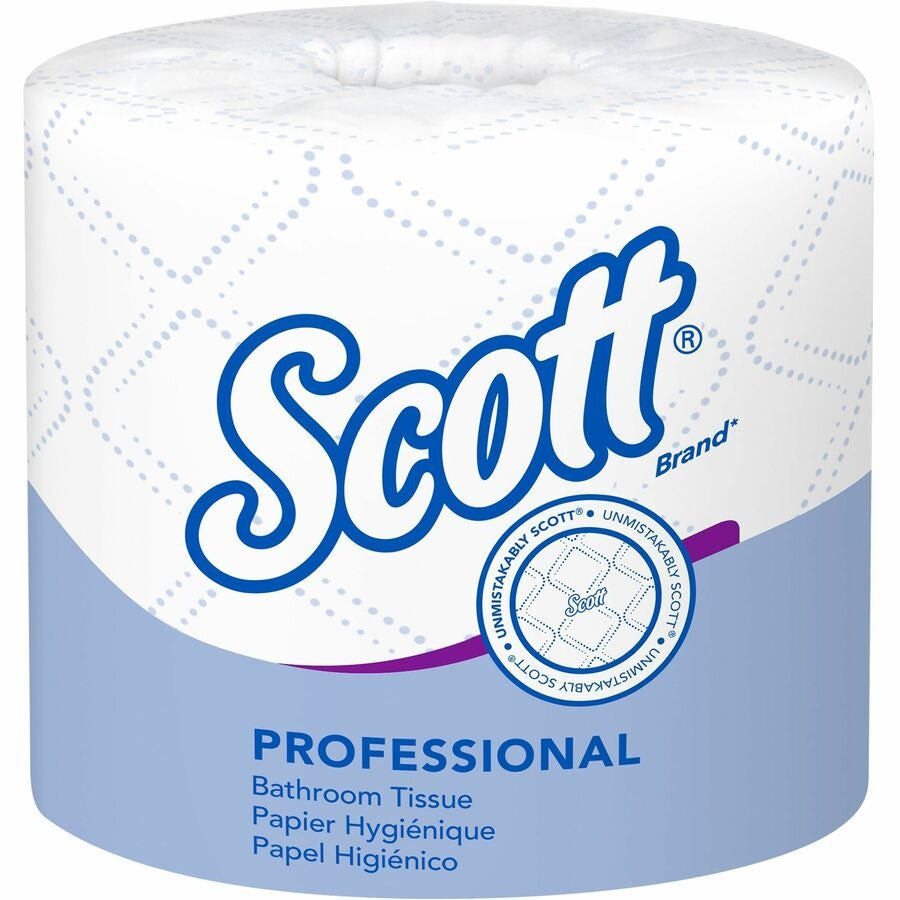 KIMBERLY-CLARK Kimberly-Clark KCC13607 Scott Professional Standard Roll Toilet Paper 550 Sheets/Roll (20 Rolls/Carton) KCC09021