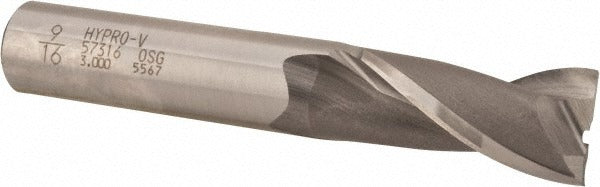 OSG Osg 5731600 Square End Mill 9/16 Inch 2 Flute Hss