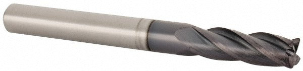 KYOCERA SGS PRECISION TOOLS Sgs 38163 Corner Radius End Mill 1/4 in 4 Flute Altin