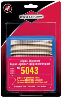 BRIGGS & STRATTON Power Distributors 5043K Air Filter Cartridge Small Engine