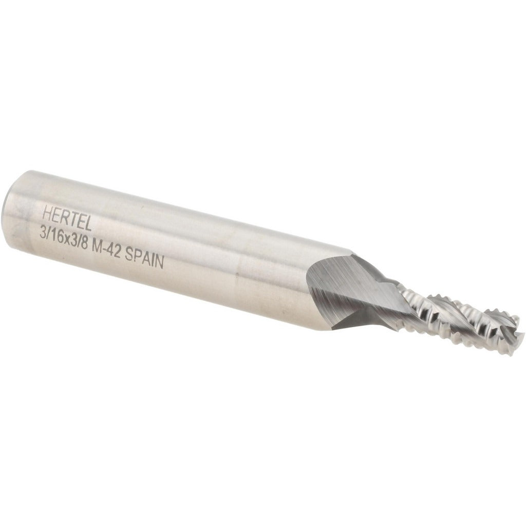 HERTEL Hertel 91192492 Roughing End Mill 3/16 in 3 Flute Cobalt