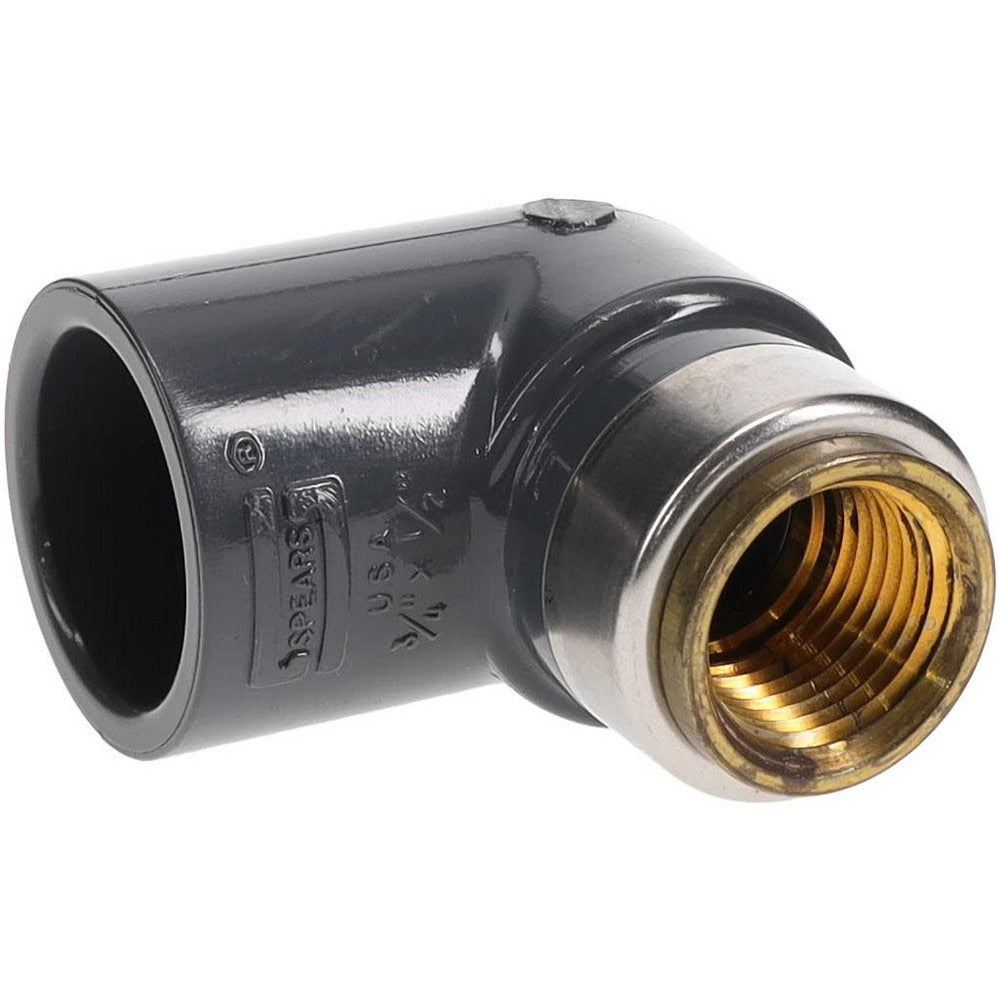 VALUE COLLECTION Value Collection 807-101BR Pvc 90 Elbow Sch 80 3/4x1/2