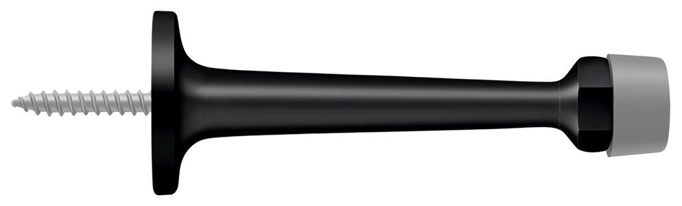 DELTANA Deltana BDS30U19 Baseboard Door Bumper Solid Brass Black