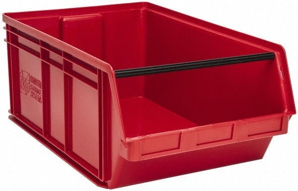 QUANTUM STORAGE SYSTEMS Quantum Storage QMS743RD Hopper Stacking Bin Red 140 Lb