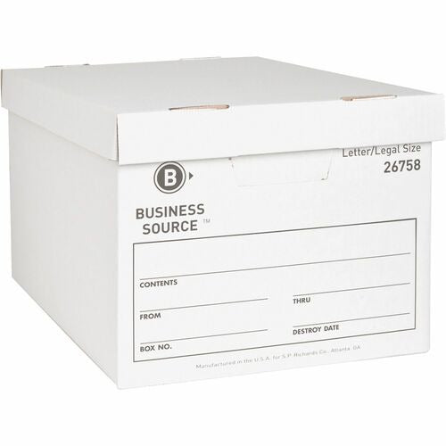 BUSINESS SOURCE Business Source BSN26758 File Storage Box 12x15x10 Carton 12