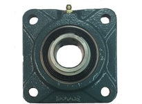 Dodge F4BSL203 Flange-Mount Ball Bearing Unit - 2-3/16 in Bore, 4-Bolt Flange Mount, Set Screw Locking