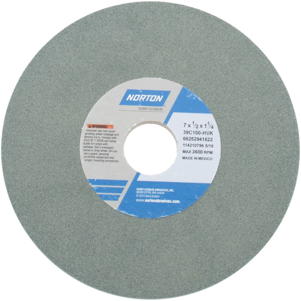NORTON Norton 66252941622 Surface Grinding Wheel 7in 100 Grit