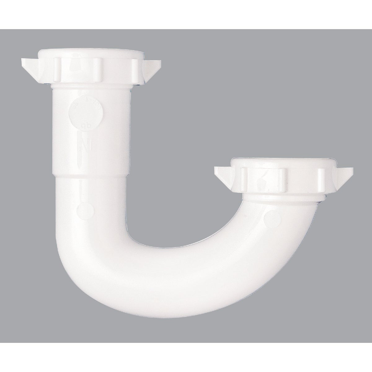 BSC PREFERRED Bsc Preferred DIB66-1W Plastic J-bend 1-1/2 Inch White