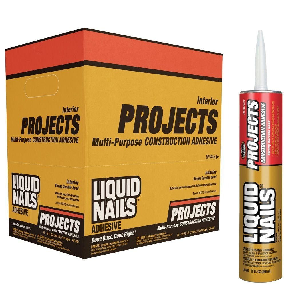 LIQUID NAILS Liquid Nails LN601 Interior Projects Construction Adhesive (10 Oz)