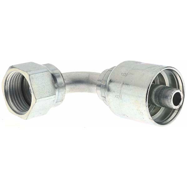PARKER Parker KP80025 Hydraulic Hose Swivel 90 Elbow 3/8 in
