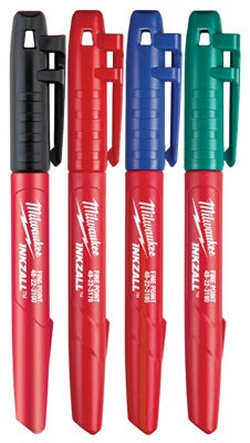 MILWAUKEE Milwaukee 48-22-3106 Inkzall Fine Point Markers 4 Pack