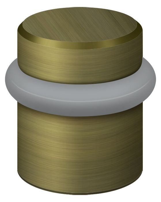 DELTANA Deltana UFB4505U5 Round Floor Bumper 1.5 in Antique Brass