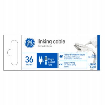 GE G E Lighting 93129110 Link Cable 36 Inches Plug-in Direct-wire