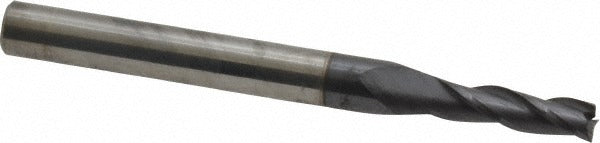 KYOCERA SGS PRECISION TOOLS Sgs 30819 Square End Mill 9/64 in 3 Flute Solid Carbide