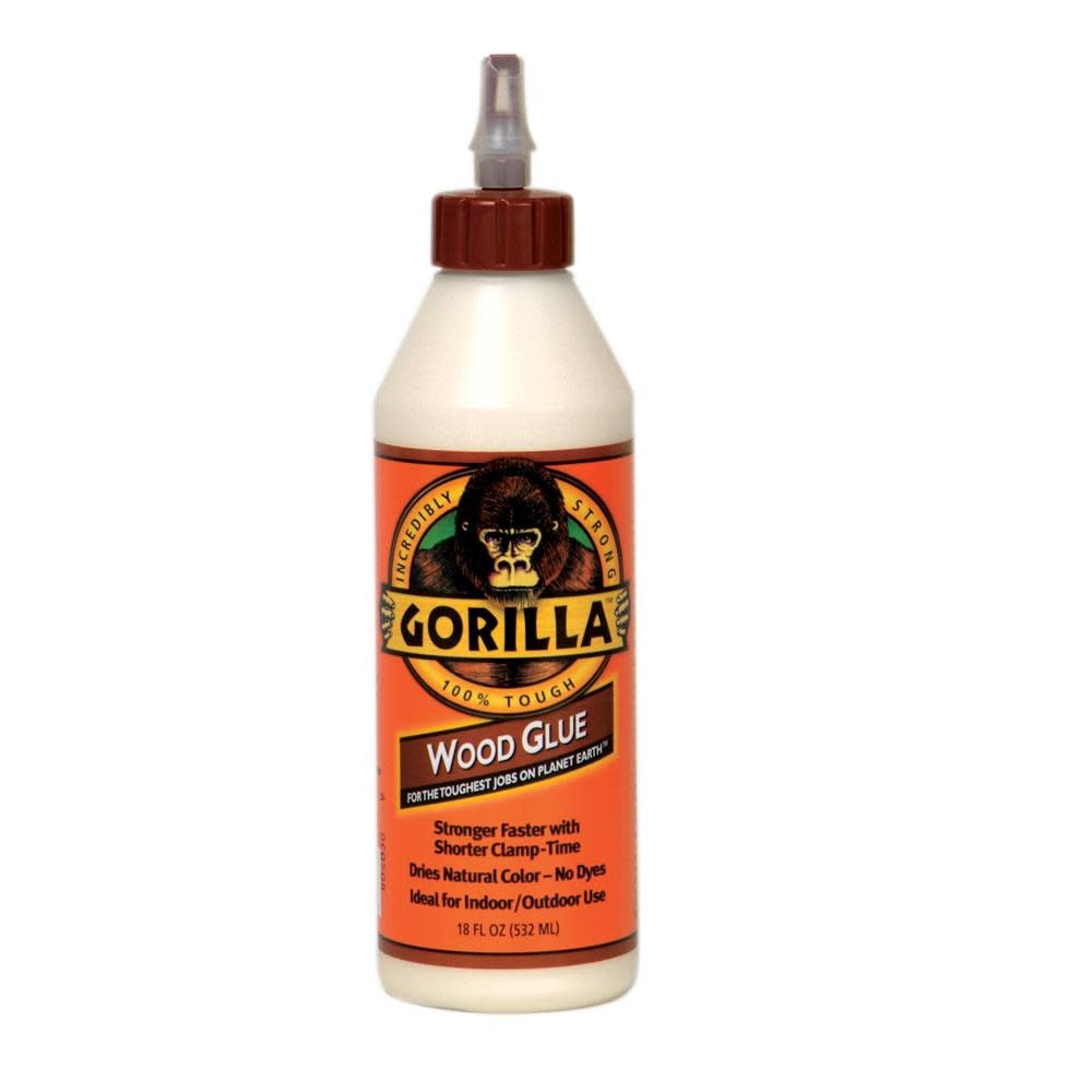 GORILLA Gorilla 6205001 Wood Glue 18 oz Bottle (2 Pack)