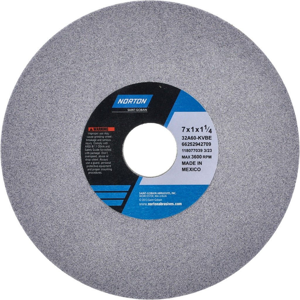 NORTON Norton 66252942709 Surface Grinding Wheel 7in 60 Grit