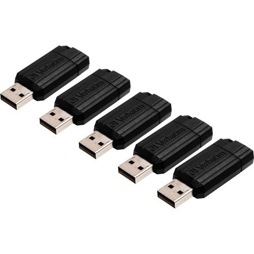 VERBATIM Verbatim VER49062BD Pinstripe Usb Drive 8 Gb 5-pack