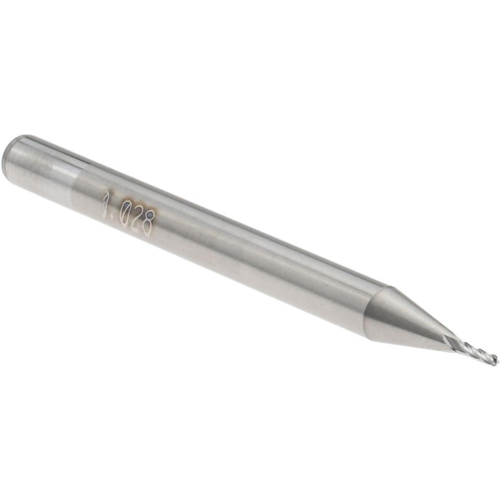 ACCUPRO Accupro 12276805 Square End Mill 0.028 in 4 Flute Carbide