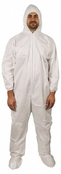 PRO-SAFE Pro-safe KM-CVL-KG-B-MED Coverall White Medium 25 Pack
