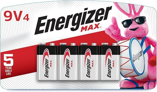 ENERGIZER Energizer 522BP-4H Max 9V (4 Pack) E522