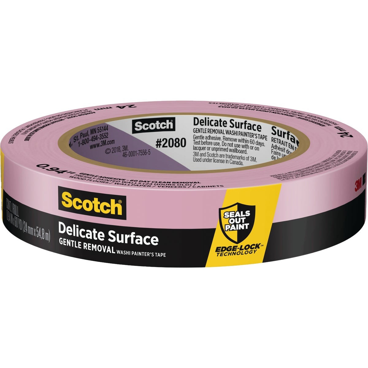 3M Scotch 2080-24EC Delicate Surface Painters Tape