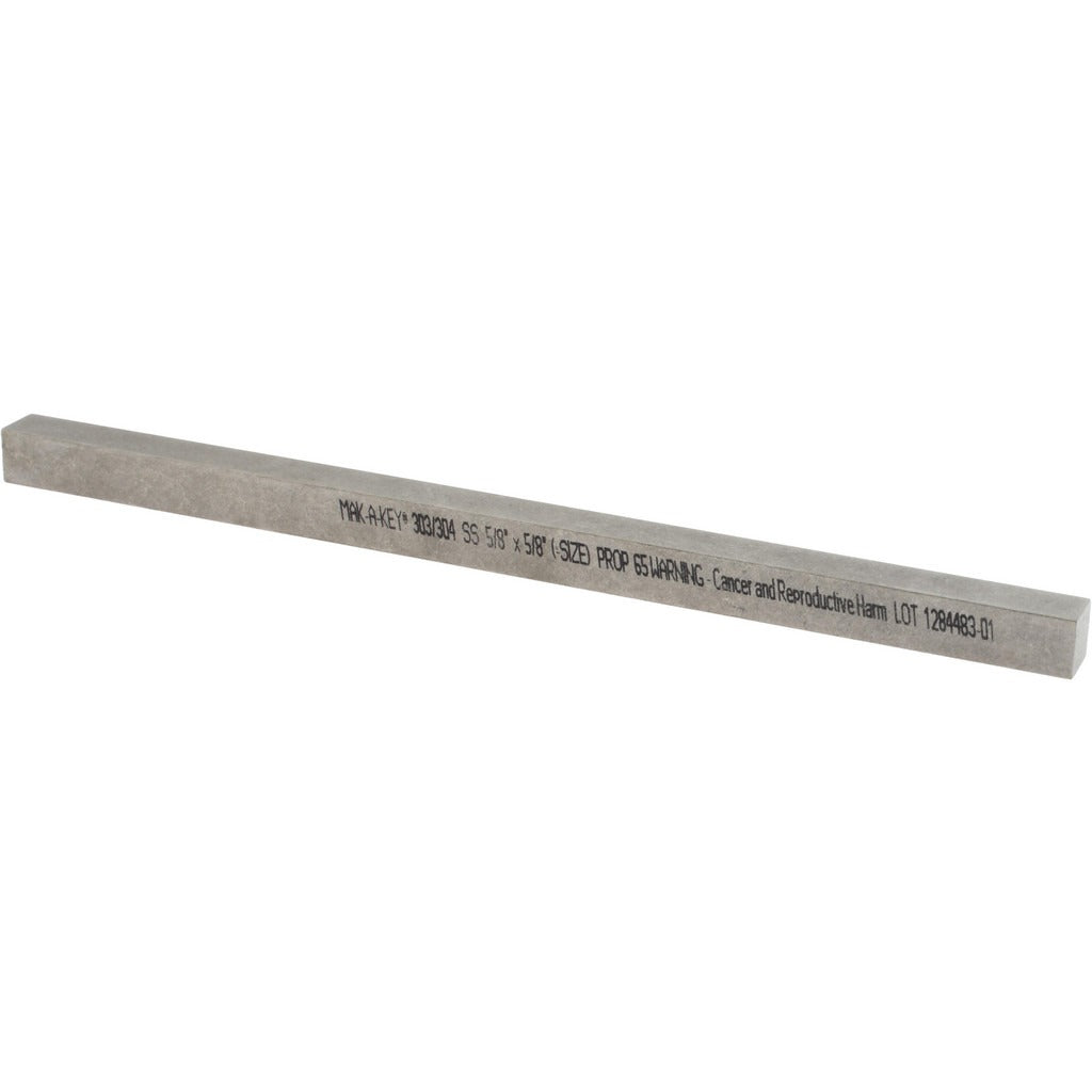 MAK-A-KEY Mak-a-key 7006250625-12 Undersized Key Stock 12 in Ss